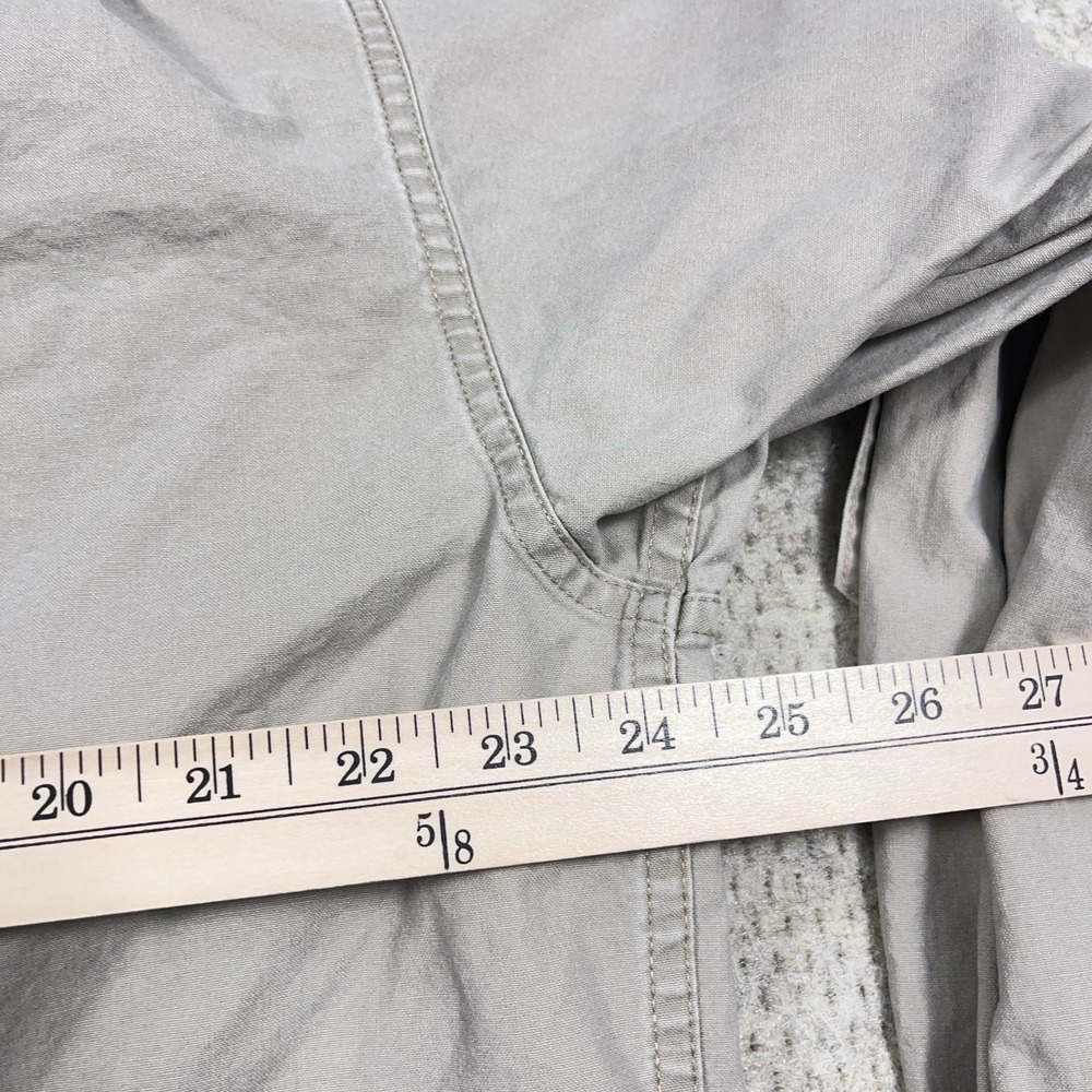 Cabelas Safari Shirt Men Large Tan Khaki Pockets Camp Hiking Guide - Picture 12 of 14